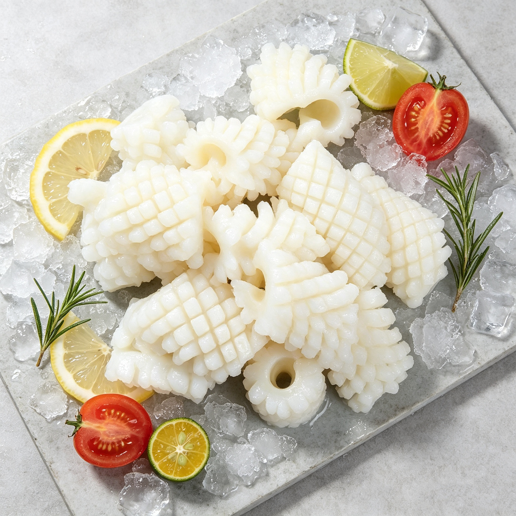 Frozen Squid Flower Cuts